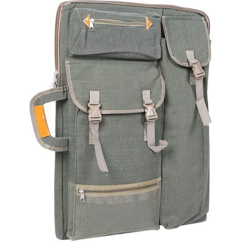 Sac à dessin multifonction Canva grand format, étanche, pour l'extérieur (gris fumé) (1/5)