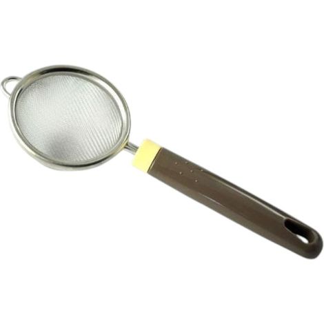 Svanera Soft, colino cm 12 doppia rete acciaio inox, manico in plastica