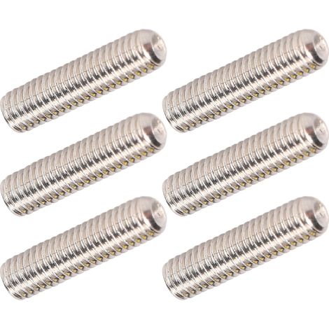 Kit d'assortiment de 50 vis sans tête en acier inoxydable A2-70, vis de fixation M3x12 (1/5)