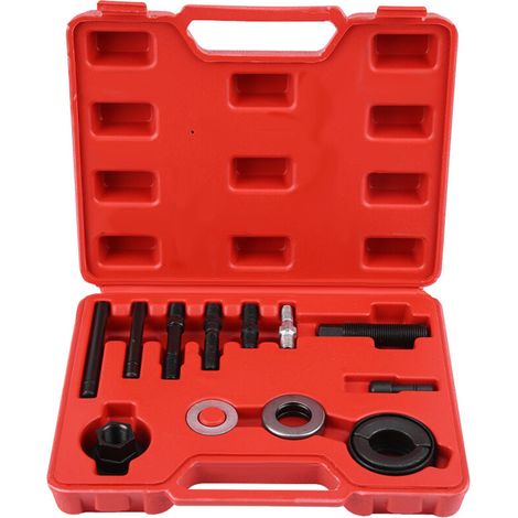 Outil d'extraction de Poulie, 13 Pièces Kit d'Extracteur et d'installation de Poulie de Voiture, Direction Assistée, Pompe d'alternateur, Extracteur de Poulie, Outil. (1/5)