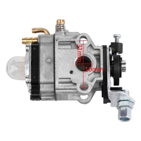 QORVA-Remplacement du carburateur de taille-haie pour moteur 32F / 34F, tronçonneuse, tondeuse à gazon, outils de jardin motorisés (1/2)