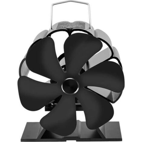 Ventilateur De Cheminée Alimenté Par La Chaleur à 6 Pales, Ventilateurs écologiques Pour Brûleur à Bûches Pour La Circulation De La Chaleur, Non électrique, Ventilateur (1/5)