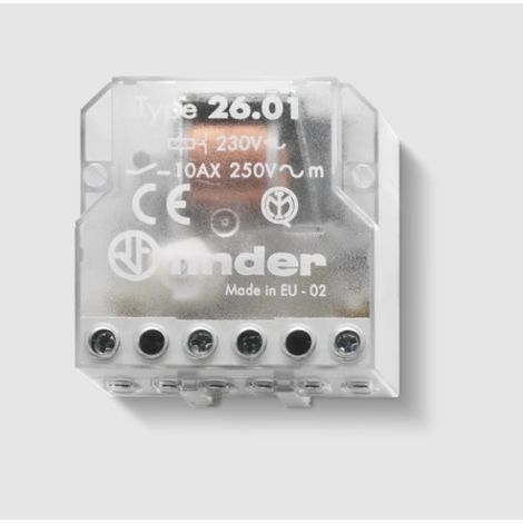 Rele' Ad Impulsi 12V Contatti Liberi ( Finder Cod. 260180120000 )