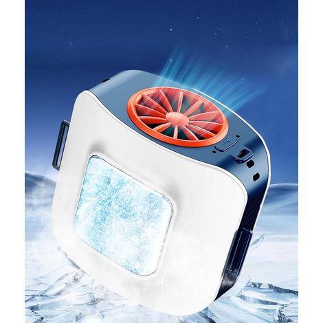 Ventilador portátil para camisa con placa de enfriamiento,ventilador para cadera y cuello,batería recargable USB de 10000 mAh