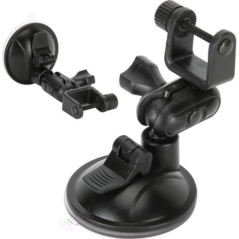 2 Pièces Support de GPS à Ventouse Rotatif 360 Degrés avec Tête en U pour Caméra de Conduite (1/5)