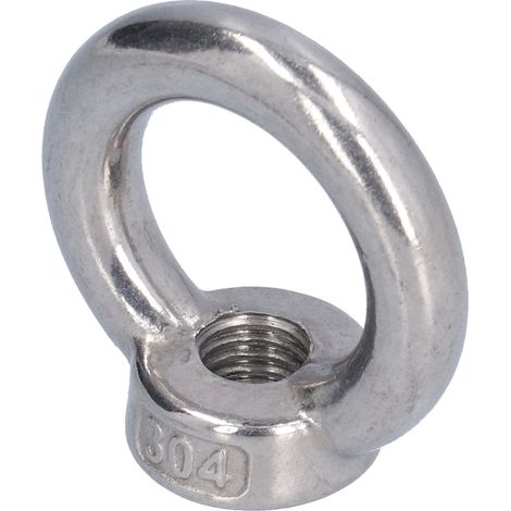 10 Pièces Écrous à Œillet en Acier Inoxydable M4, Anneaux de Levage pour Fixation - Accessoires pour Équipement Forestier