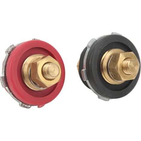 conectores de terminales de panel de batería positivos/negativos de 3/8 pulgadas y 250 A para vehículos, caravanas y barcos.