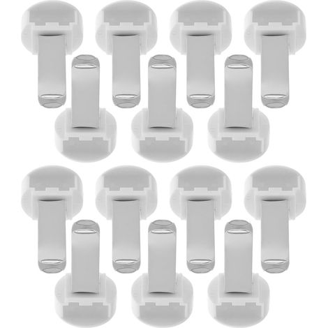 clips de fixation ronds transparents pour grilles d aération (1/5)