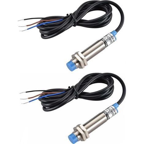 Sensor de proximidad inductivo blindado M12 LJ12A3-4-Z/BY, 4 mm, 10-30 VCC, salida PNP normalmente abierta, 3 cables