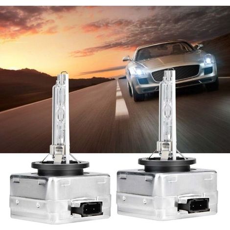 Phare au xénon. 2 pièces D1S 6000K 35W phare avant de voiture ampoules de remplacement de lampe au xénon