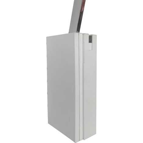 Servetto Wandhalterung passend zu Kleiderlift T3 - Halterung für begehbaren Kleiderschrank, Kunststoff weiß (1/5)