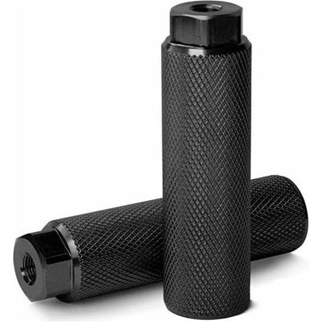 paire de repose-pieds de vélo antidérapants en alliage d'aluminium, repose-pieds cylindriques pour vélos BMX, pédales de vélo, en alliage d'aluminium robuste - pour les cascades à vélo (1/4)