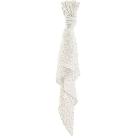 Maxi lange en coton bio Leafy Bunny Ecru 120x120 cm (1/2)