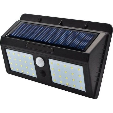 Spot Lumineux 40 Led Panneau Solaire Rechargeable Detecteur De Mouvement (1/2)