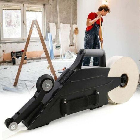 Black Banjo Drywall Taping Tool - Reversible Inside Corner Roller Wheel - Quick Application for Drywall Joints (1/5)