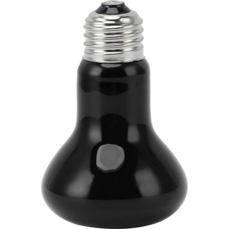 E27 Reptile Heat Bulb, Multifunctional Basking Bulb for Snakes, 110-120V, Black (1/5)