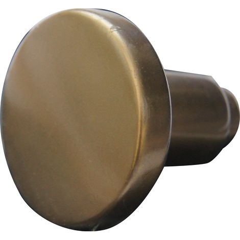 Aluminium anodisé bouton bronzé poignée de porte ø 50 mm, 40110480K1