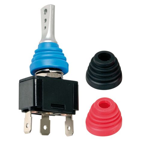 Interruttore a leva con cuffie intercambiabili - 12/24V - 20A (1/3)