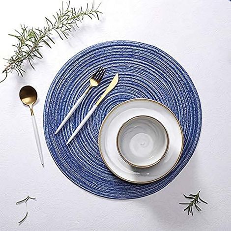 dessous de plat tressés résistants à la chaleur lot de 6 (1/4)