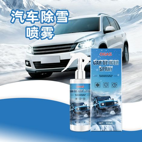 Car Snow Removal Spray, Winter Car Window Snow Removal Spray, Anti-icing and Snow Melting, Fast Snow Removal, Safe Travel -- Car Snow Removal Spray 100ml