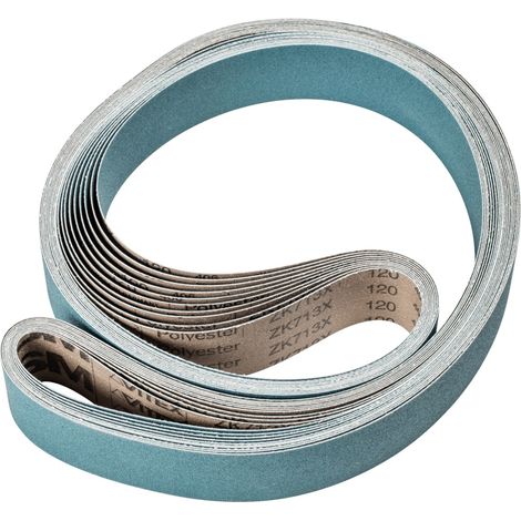 PFERD TOOLS Zirkon Schleifband BA 50x2000mm Z120 für hohen Abtrag mit Bandschleifer 10 Stk (1/5)