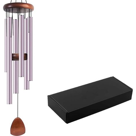 Carillon éolien en tube d'aluminium, suspension carillon éolien en tôle d'aluminium pour usage extérieur, décoration de jardin (1/5)