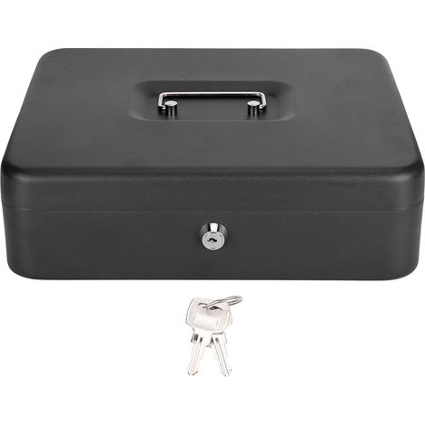 Coffre-fort portable à tiroir sécurisé avec casiers pour billets et pièces (1/5)