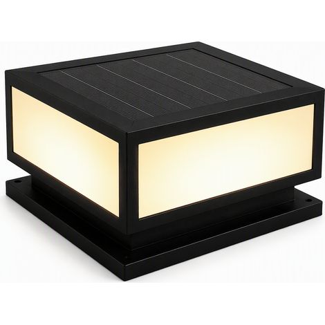 lampe de pilier fer 20 cm pour la maison et le bureau (1/5)