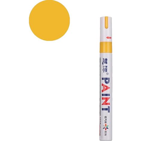 Autolackreparaturstift, wasserfeste Tinte, verschiedene Farben, Gelb (1/2)