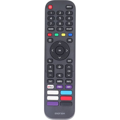 Télécommande TV EN2F30H Compatible Hisense 43S4 50S5 58S5 70S5 43A7100F 50A7100F 55A7100F 58A7100F 65A7100F 75A7100F (1/5)