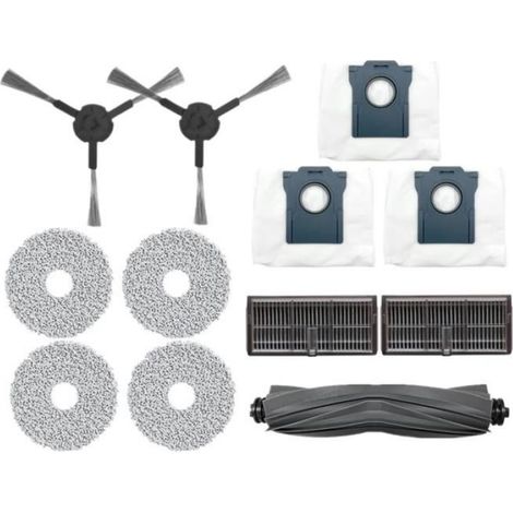 Pour Dreame Bot L10s Pro Ultra Heat Robot Aspirateur Kit de Pièces D'Accessoires de Rechange Brosse Latérale Principale, Filtre, (1/4)