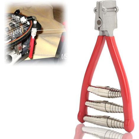 Alicates de encordado de tres resortes, alicates de encordado de alta resistencia para raquetas de tenis, alicates para alambre (1/5)