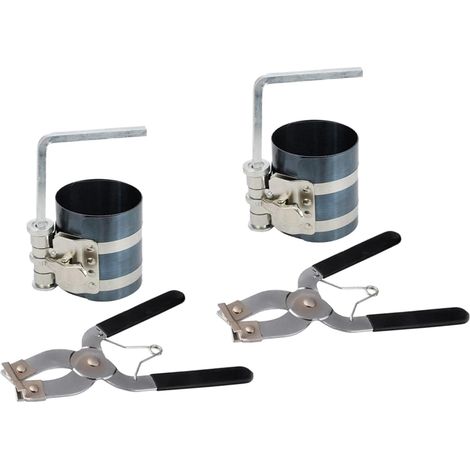 4Pcs Style Compresseur D'Anneau de Piston une Cliquet et Outil Pinces Installateur D'Anneau de Piston (1/5)