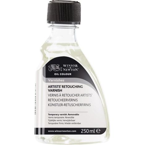 Vernis à retoucher extra-fin peinture à l'huile 250ml Winsor et Newton