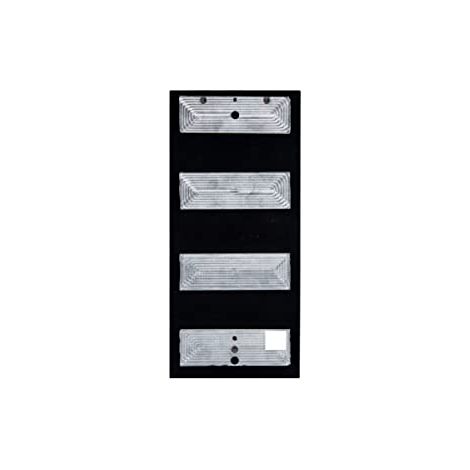 Placca posteriore - 2N - IP Verso - 2 moduli - Colore Nero - 9155062 (1/2)