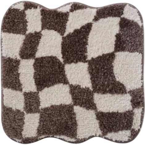 Coussin de siège antidérapant pour chaise, 40 x 40 cm, confortable, en polyester, idéal pour salle à manger, salon, voiture ou cuisine.-square coffee beige (1/5)