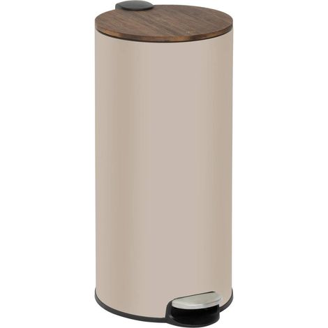 Cestino per rifiuti modern color con pedale 30l argilla e acacia 37,7x29,2x59,5 cm - 5five