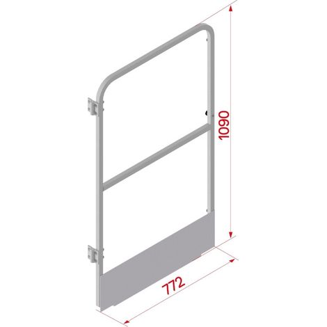 HYMER - Portillon pour sortie de crinoline avec ou sans sous-lisses