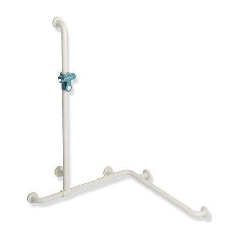 HEWI 801.35.3100 Poignée de baignoire DU avec plaque de recouvrement H. inox. (1/2)