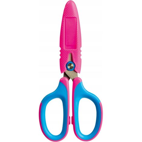FORBICI SCOLASTICHE 135MM BLU-ROSA GN265-NR 9338 (1/4)