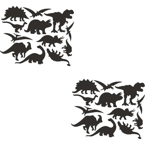 Lot de 2 stickers muraux maison papier peint enfant sculpté (1/5)