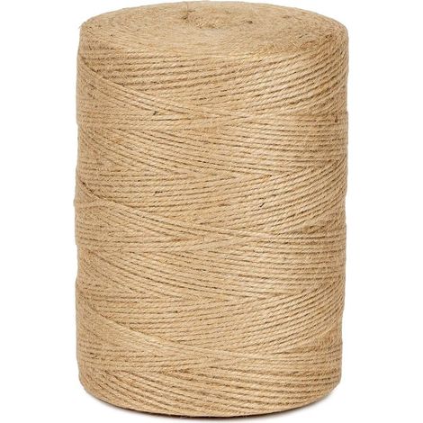 Ficelle Jute Naturel 2mm Bobine 800 m La Cordeline CJN34, pour jardinage, bricolage, activités manuelles et DIY (1/5)