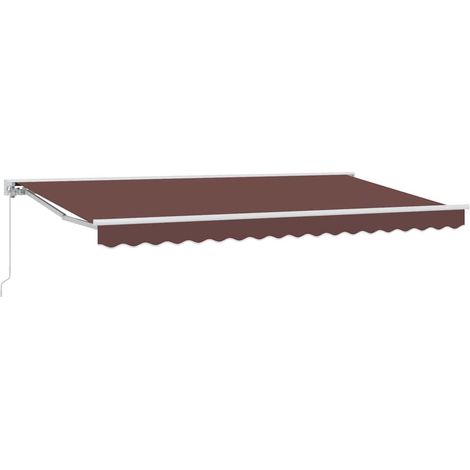 Maison Exclusive - Struttura della tenda Marrone 400 x 200 cm (1/5)