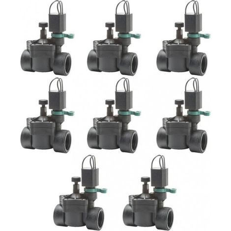 Électrovanne Rain RN 150 24 V 3/4" avec régulateur de débit (lot de 8)  Offre exclusive