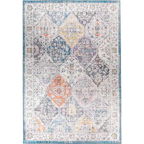 Tapis Vintage à Motifs "Rhodin" Multicolore 160 x 230 cm (1/4)
