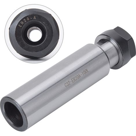 Spannzangenfutterhalter Fräser Gerade Verlängerungsstange ER20A-100L 100mm LängeC32 (1/5)