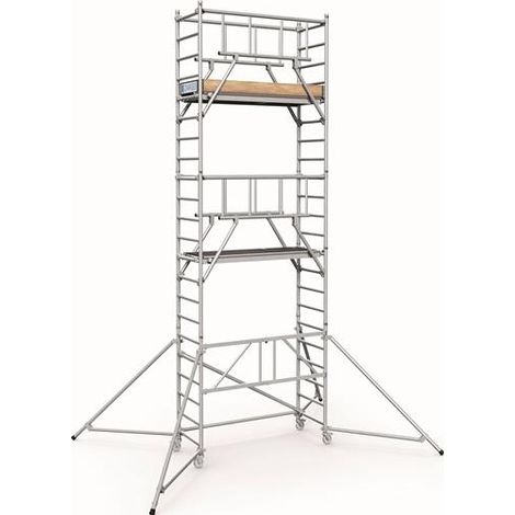ZARGES PaxTower S-PLUS 1T - Klappgerüst Arbeitshöhe 6.55 m (1/2)