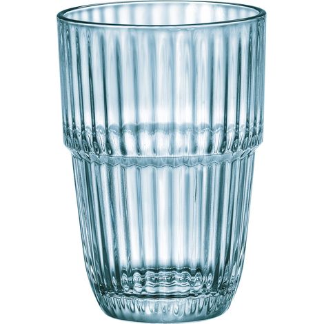 Bicchiere di acqua Bormioli Rocco Barshine Azzurro Vetro 380 ml (6 Unità) (1/3)