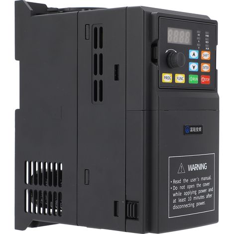 Variateur de fréquence 1,5 kW monophasé, contrôle intelligent de vitesse moteur, onduleur 220‑240 V (1/5)