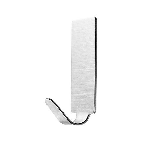 8 Stück Klebehaken für Mäntel, Bademäntel, Handtücher, selbstklebende Haken, Handtuchhalter aus Edelstahl, Badezimmer-Wandhaken, breiter Haken